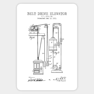 ELEVATOR patent Sticker